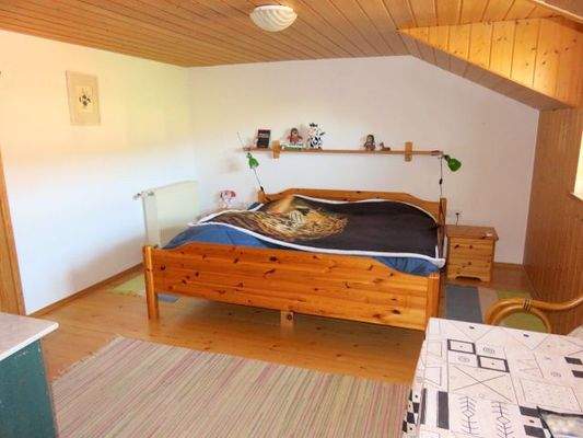 eines der Schlafzimmer