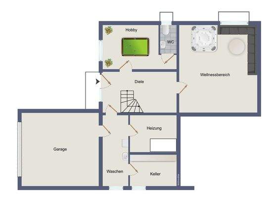 Grundriss Untergeschoss