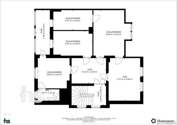 Grundriss - 1. Obergschoss