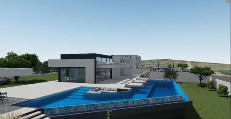 Kreta, Agios Onoufrios: Neubau-Projekt! Luxusvilla mit spektakulärem Meerblick zu verkaufen