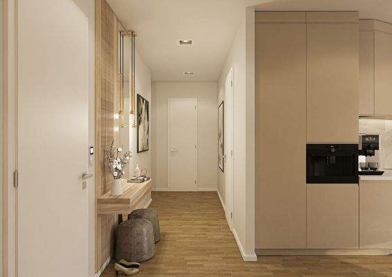 Unverbindliche Visualisierung Flur