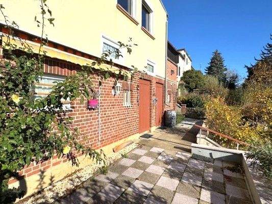 Hintere Hausansicht/Souterrain