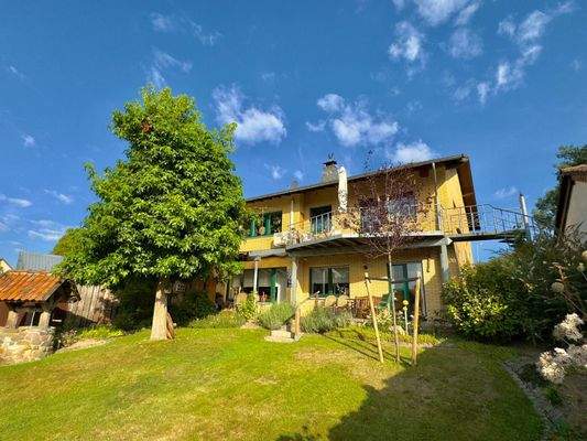 Blick aus dem Garten