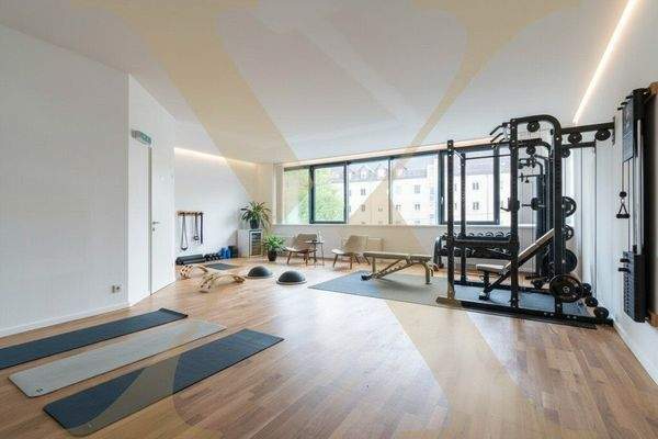 Bsp. Fitness - Visualisierung – Einrichtung mittels KI ergänzt