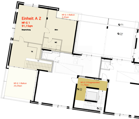 Grundriss 3. Obergeschoss, A02