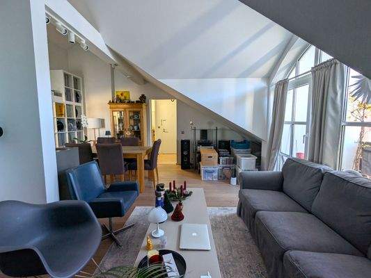 Gemütliche Sitzecke im Wohnzimmer