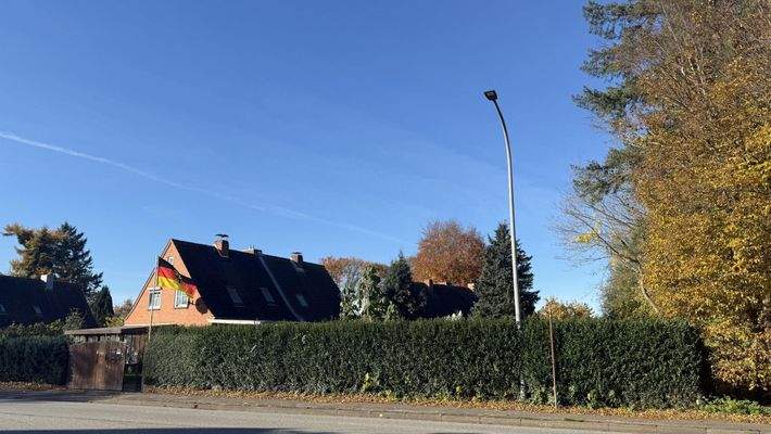 Das Grundstück (Straßenansicht)