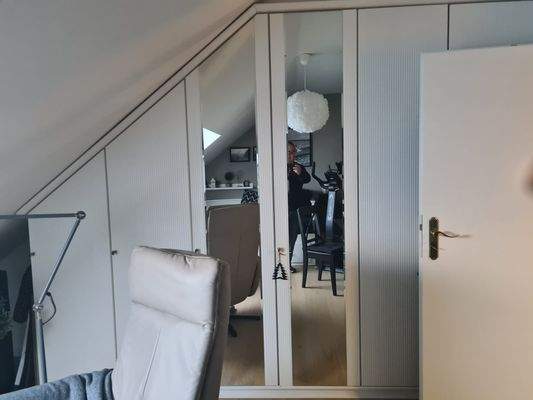 Schlafen mit Einbauschrank