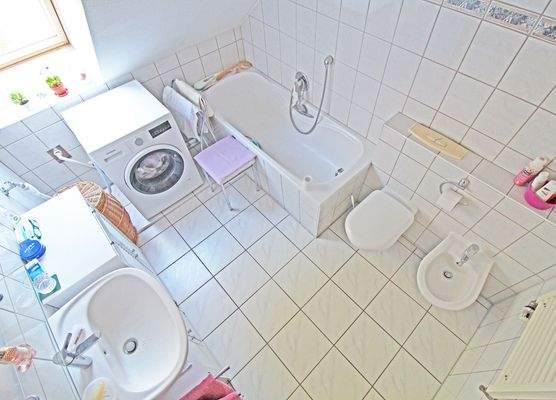 Badezimmer in der Einliegerwohnung