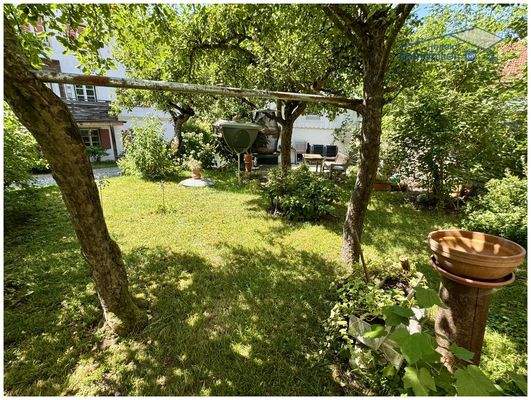 Sehr idyllischer Garten