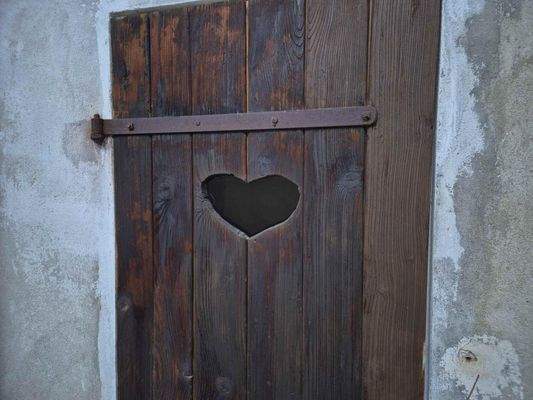 stilles Örtchen mit Herz ;-)