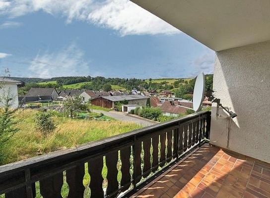 Balkon mit Aussicht im 2. Obergeschoss