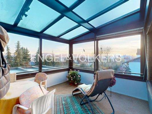 Wintergarten im Obergeschoss