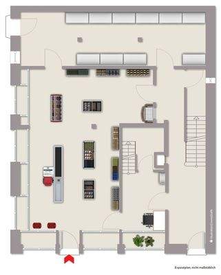 Gewerbe EG möbliert