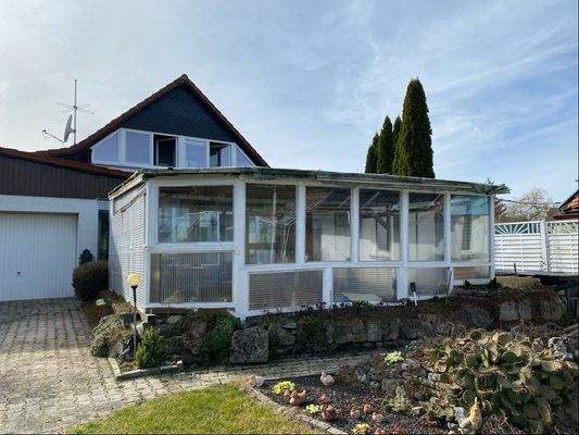 früherer Teich im Garten