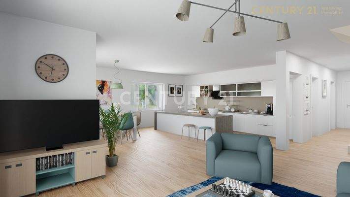 Wohnbeispiel - Wohn-Küche