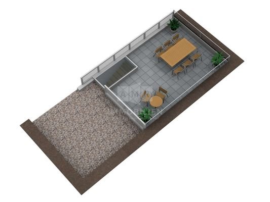 Grundriss Dachterrasse 