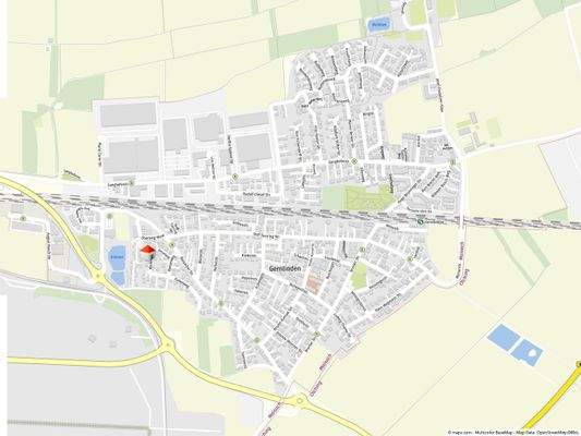 Geolyzer Kartenausschnitt