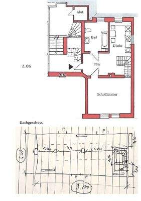 Grundriss Maisonette