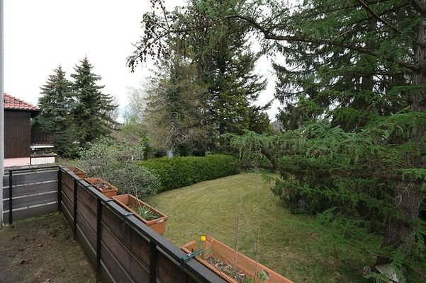 Blick vom Balkon