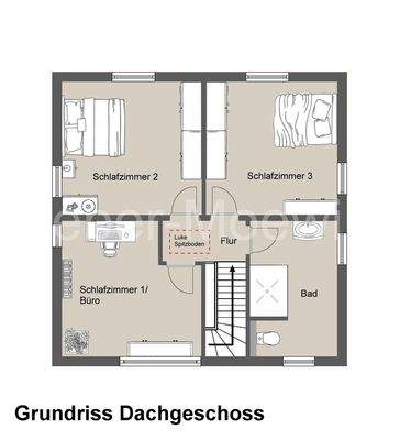 3429 Grundriss Dachgeschoss