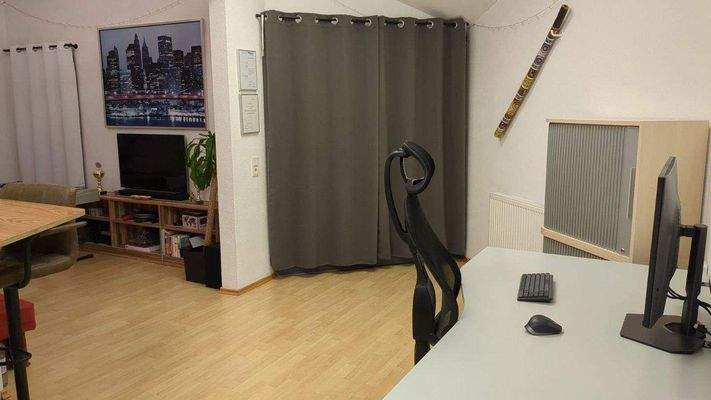 Arbeitsbereich am Abend