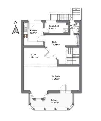 Grundriss Erdgeschoss