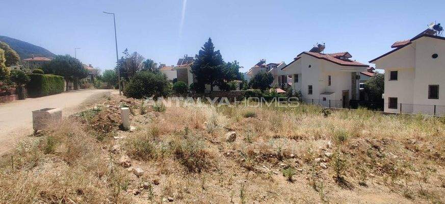 Partial Sea View Zoned Land in Fethiye Oludeniz