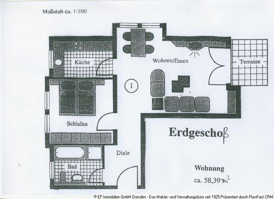 Grundriss Wohnung