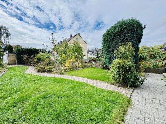 Sicht Wintergarten zum Garten