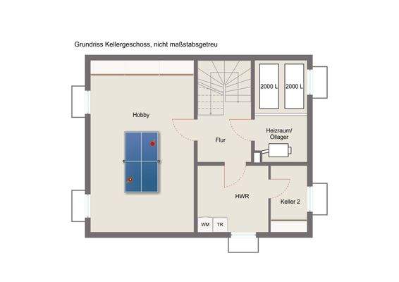 Grundriss Kellergeschoss