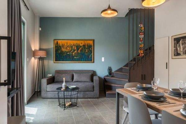 Kreta, Chania: Luxuriöse Maisonette-Wohnung am alten Hafen zu verkaufen