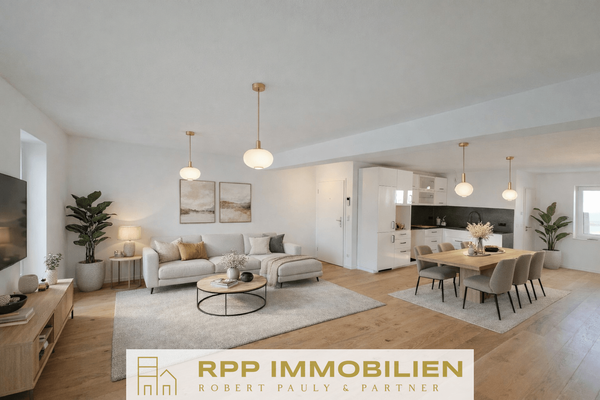 Visualisierung Wohn-/Esszimmer