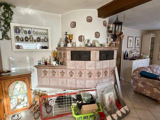 Kachelofen mit Öleinsatz