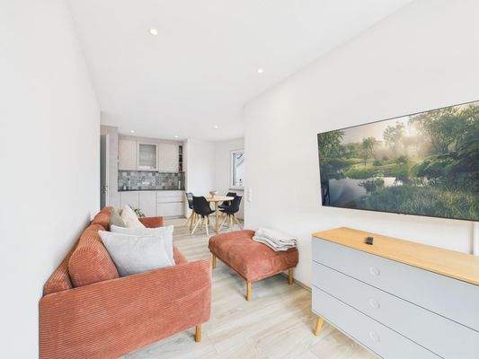 Ansicht Wohnbereich mit Küche