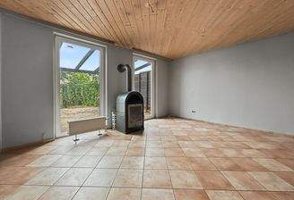 Wohnzimmer mit Kamin