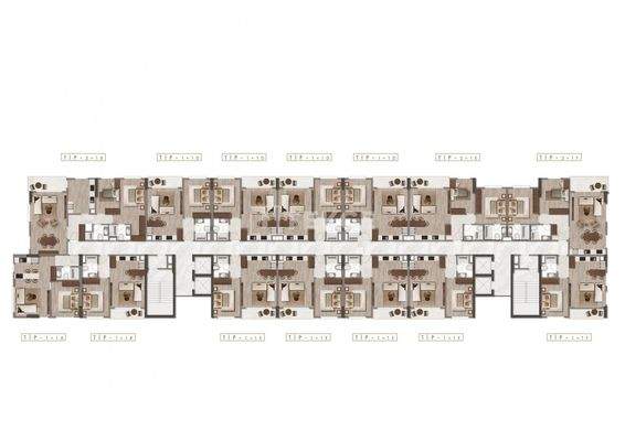 On-Site Flats with Pool and Security in Istanbul Kucukcekmece