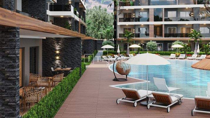 Chic Design Apartments in a Valuable Region of Alanya