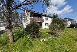 Blick aufs Haus von der Gartenseite