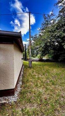 Seitenansicht Richtung Pool