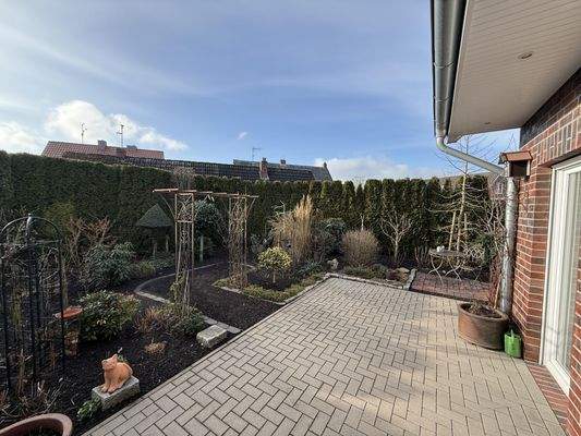 sichtgeschützte Terrasse