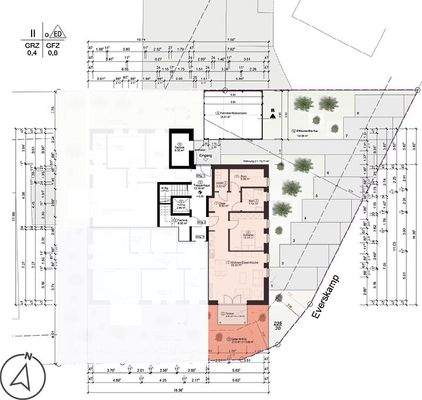 Grundriss Wohnung Nr. 2