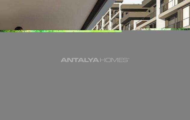 Flats with Aqua Park and Pool Access in Altıntaş Antalya