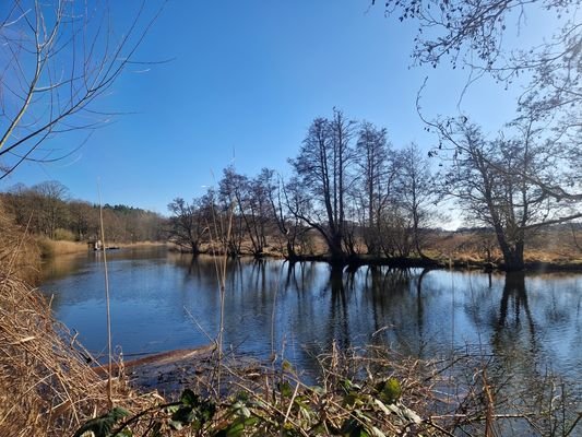 Die Warnow in unmittelbarer Nähe