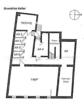 Grundriss Keller