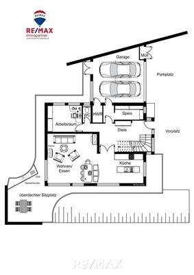 Grundriss Erdgeschoß