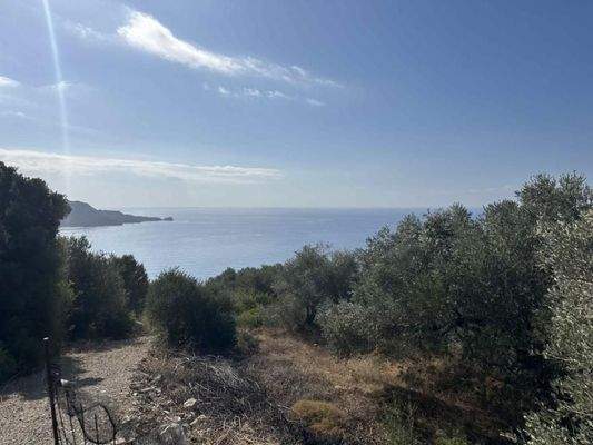 Kreta, Sellia: Erstklassiges Grundstück mit Meerblick in der Nähe von Plakias zu verkaufen