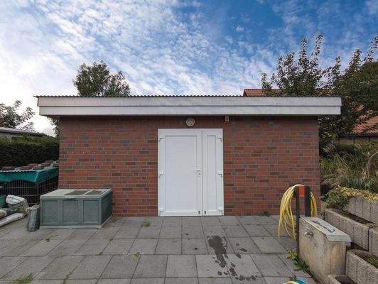 Massiver Gartenschuppen