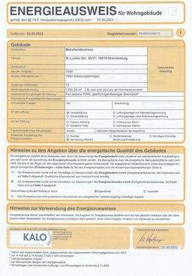 Energieausweis 1