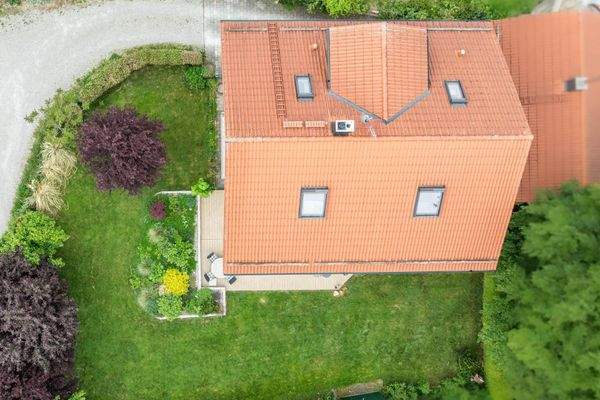 Grundstück aus der Vogelperspektive